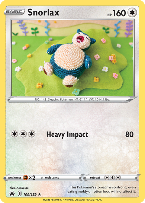 109 Snorlax — Crown Zenith — English
