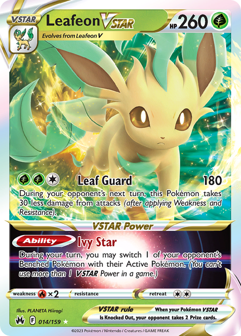 014 Leafeon VSTAR — Crown Zenith — English