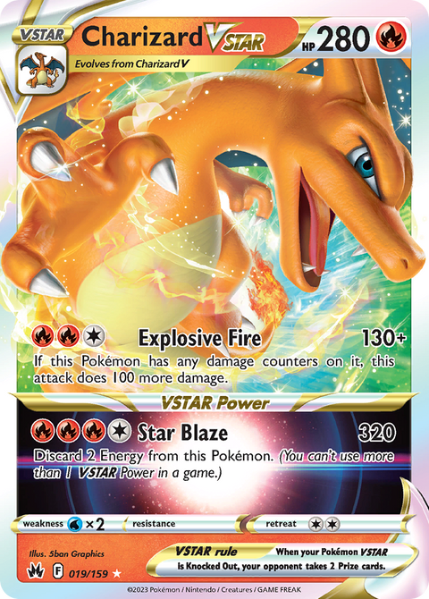 019 Charizard VSTAR — Crown Zenith — English