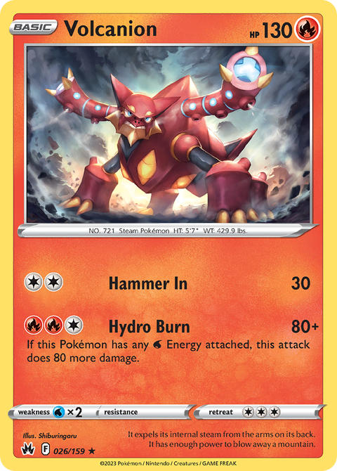 026 Volcanion — Crown Zenith — English