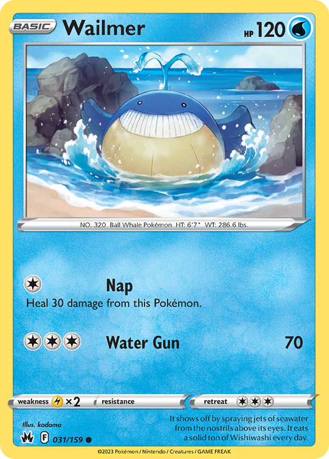 031 Wailmer — Crown Zenith — English