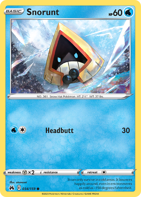 034 Snorunt — Crown Zenith — English
