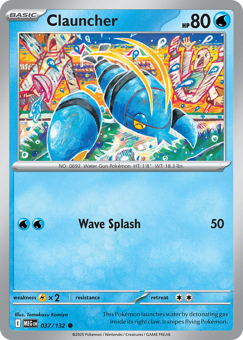 037 Clauncher — Mega Evolution — English