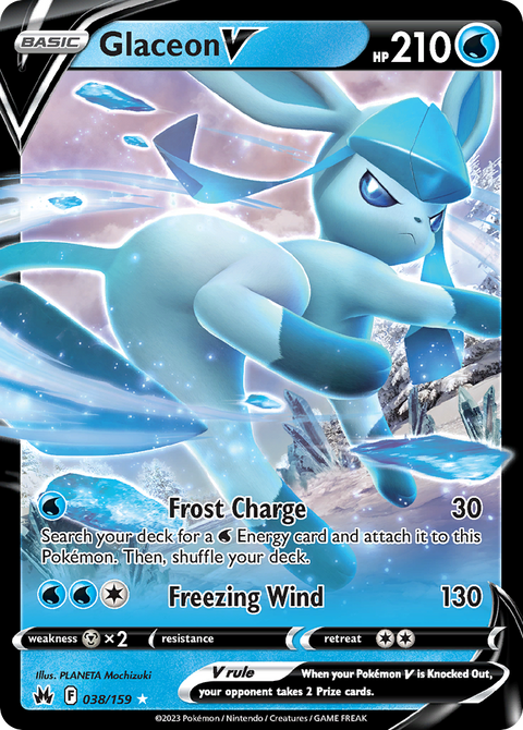 038 Glaceon V — Crown Zenith — English