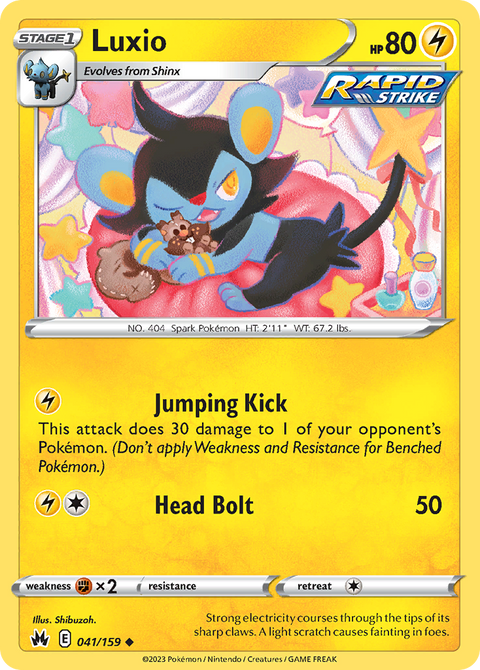 041 Luxio — Crown Zenith — English