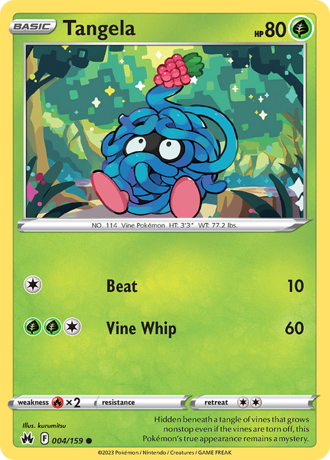 004 Tangela — Crown Zenith — English