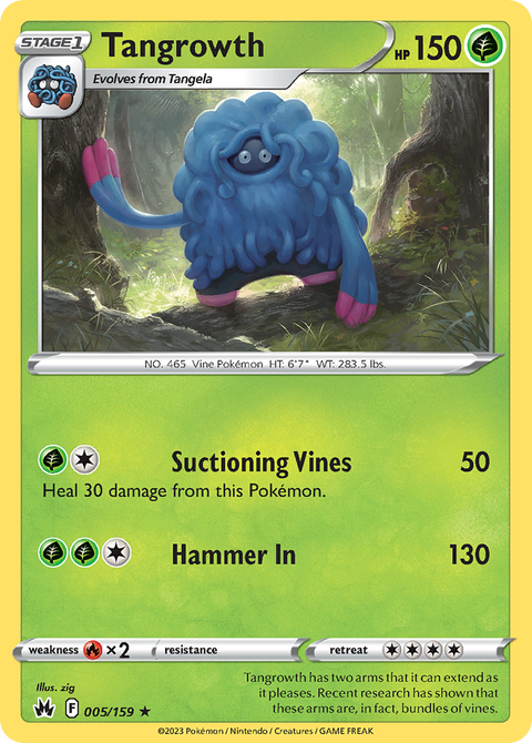 005 Tangrowth — Crown Zenith — English