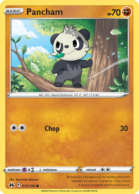 072 Pancham — Crown Zenith — English