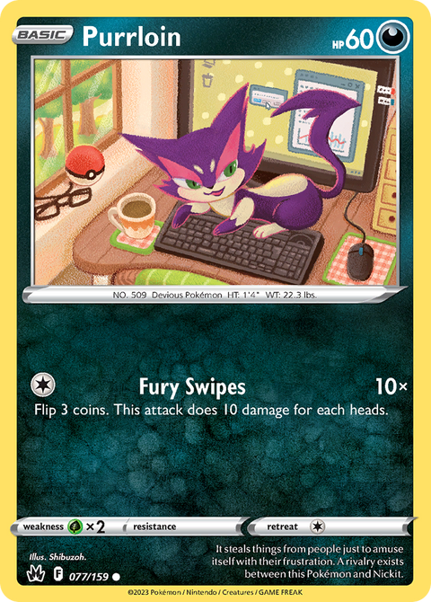 077 Purrloin — Crown Zenith — English
