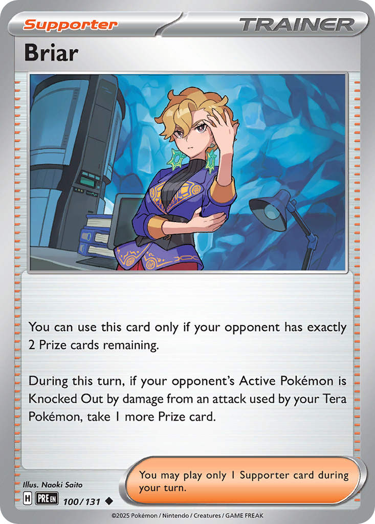 100 Briar — Prismatic Evolutions — English