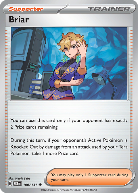 100 Briar — Prismatic Evolutions — English