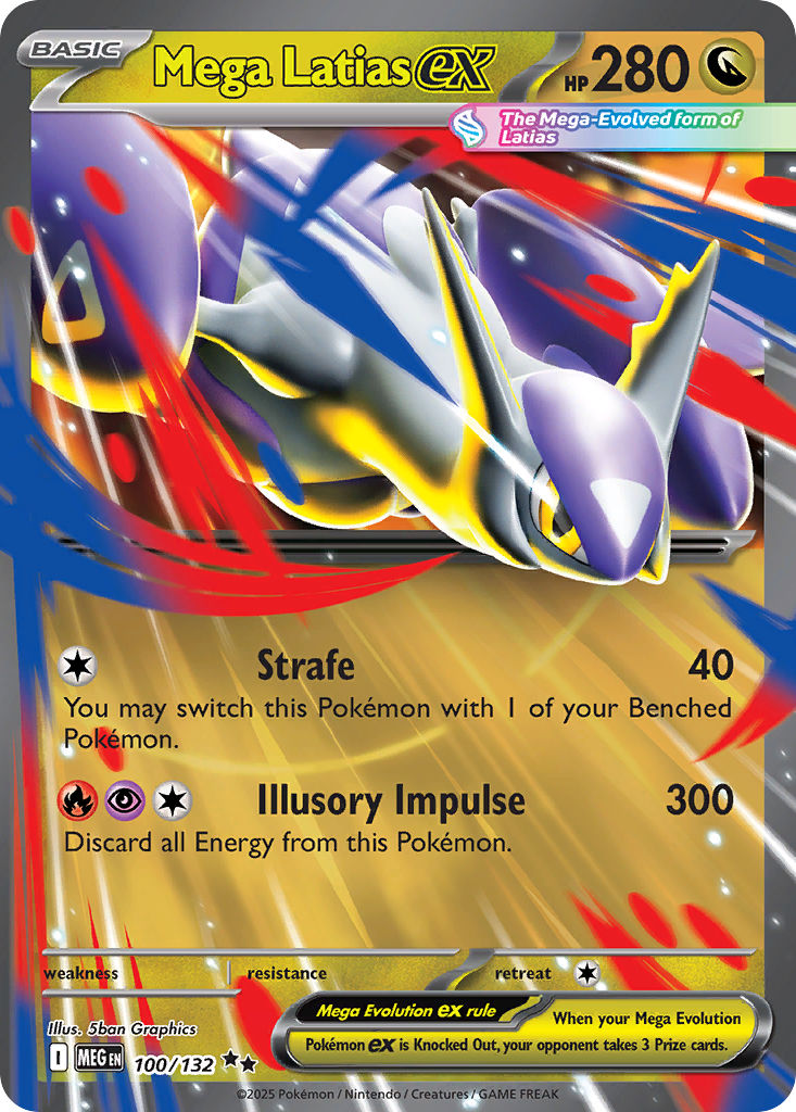 100 Mega Latias ex — Mega Evolution — English
