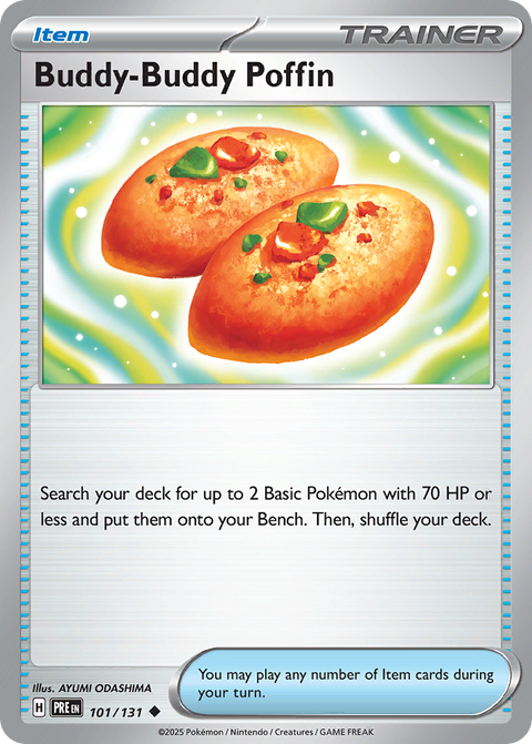 101 Buddy-Buddy Poffin — Prismatic Evolutions — English