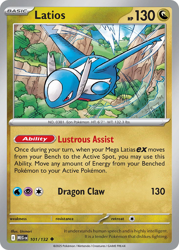 101 Latios — Mega Evolution — English