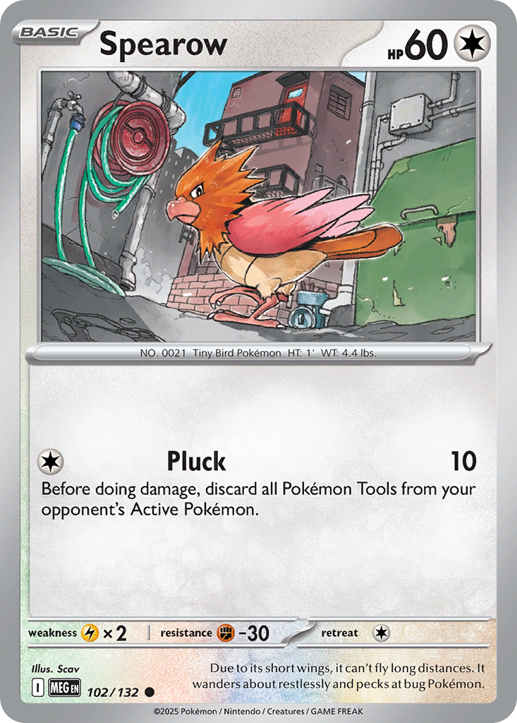 102 Spearow — Mega Evolution — English