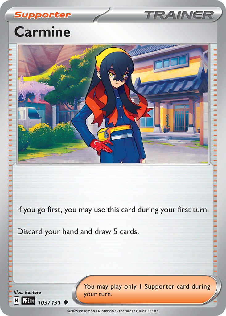 103 Carmine — Prismatic Evolutions — English