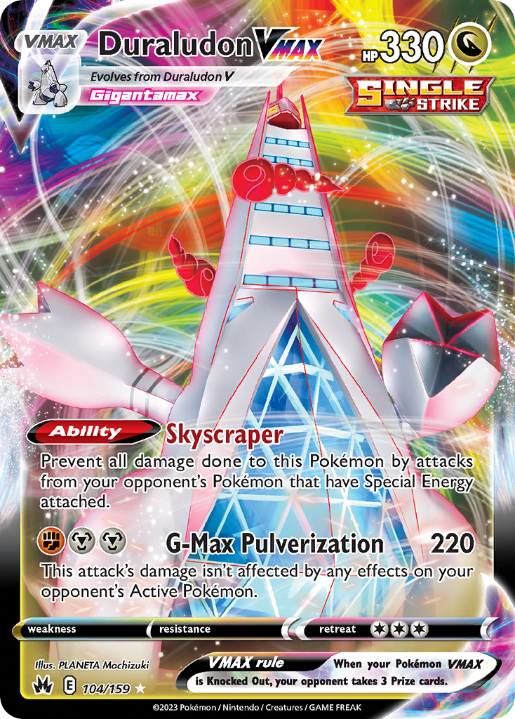 104 Duraludon VMAX — Crown Zenith — English