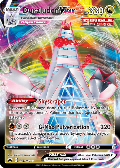 104 Duraludon VMAX — Crown Zenith — English