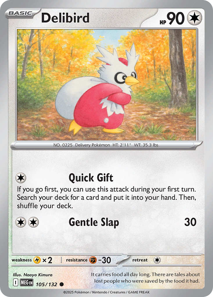 105 Delibird — Mega Evolution — English