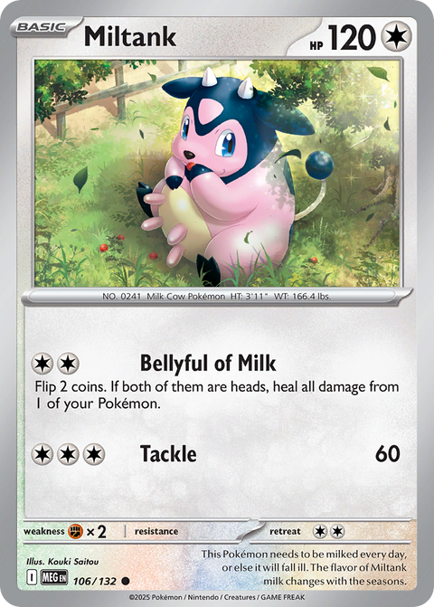 106 Miltank — Mega Evolution — English