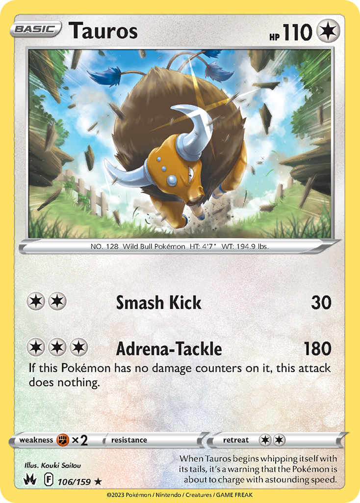 106 Tauros — Crown Zenith — English