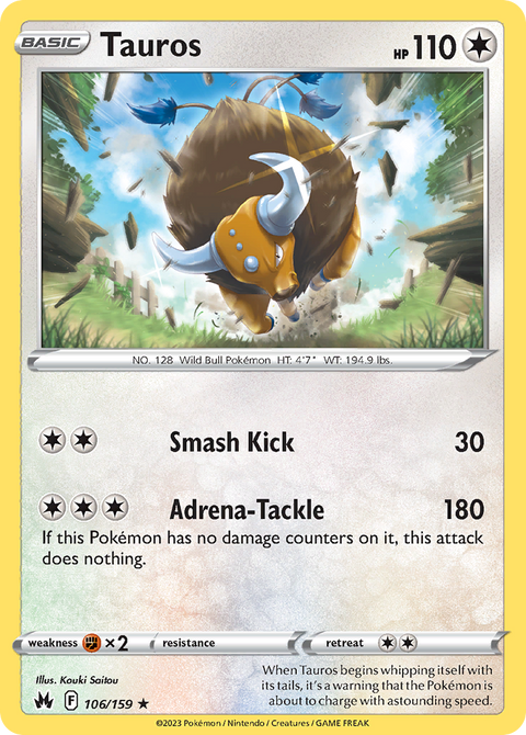 106 Tauros — Crown Zenith — English