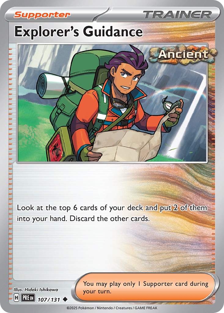 107 Explorer's Guidance — Prismatic Evolutions — English