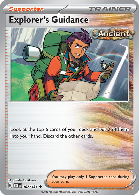 107 Explorer's Guidance — Prismatic Evolutions — English
