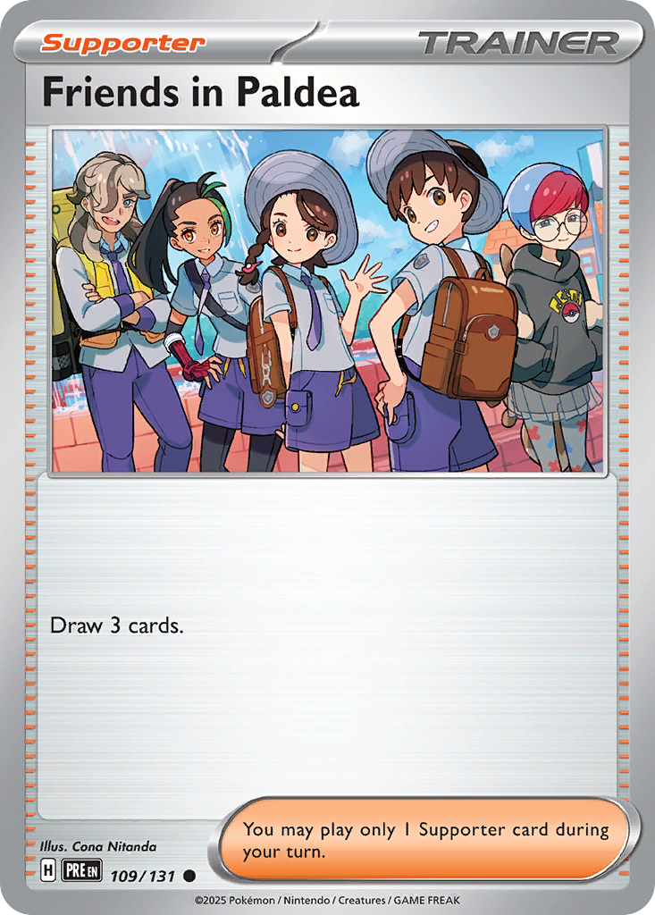 109 Friends in Paldea — Prismatic Evolutions — English