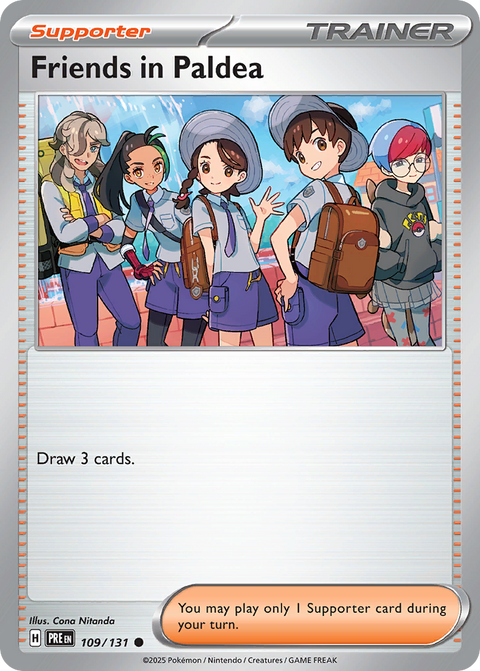 109 Friends in Paldea — Prismatic Evolutions — English