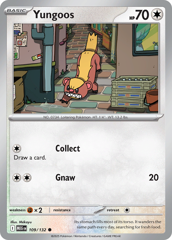 109 Yungoos — Mega Evolution — English