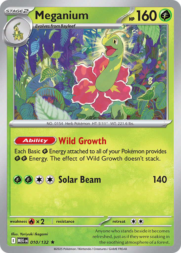 010 Meganium — Mega Evolution — English