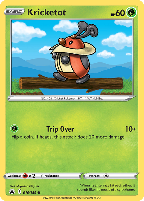 010 Kricketot — Crown Zenith — English