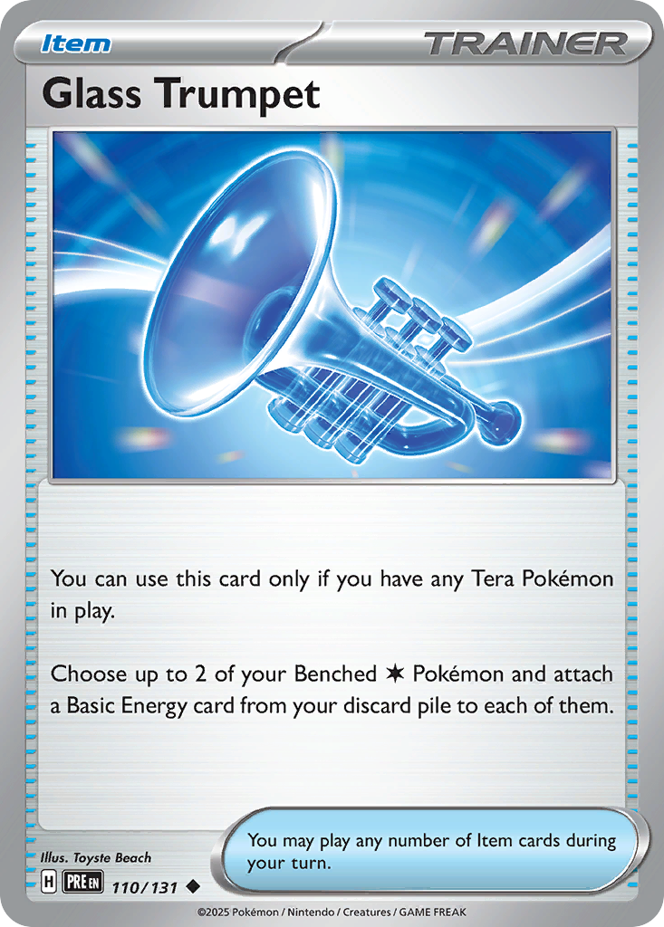 110 Glass Trumpet — Prismatic Evolutions — English