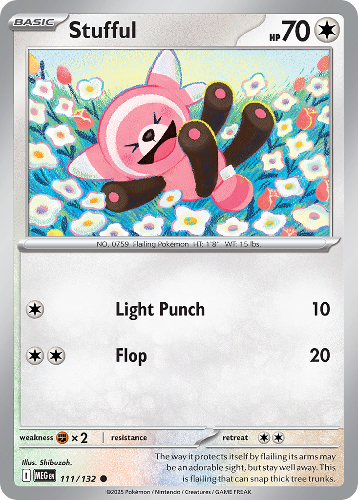 111 Stufful — Mega Evolution — English