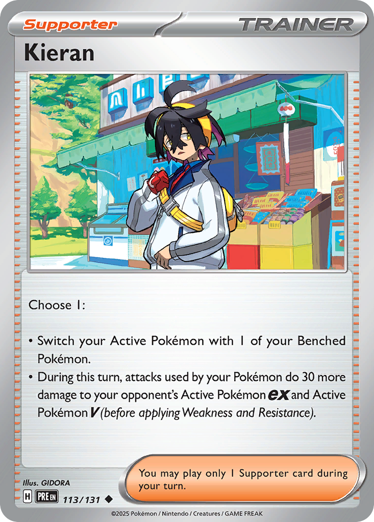 113 Kieran — Prismatic Evolutions — English