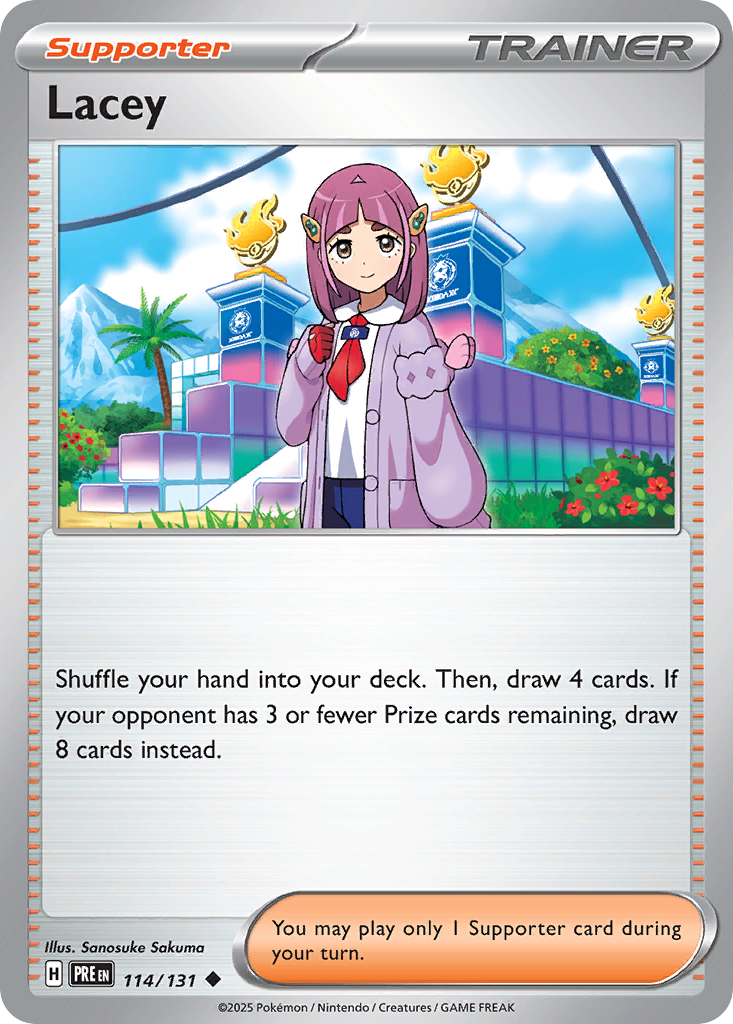 114 Lacey — Prismatic Evolutions — English