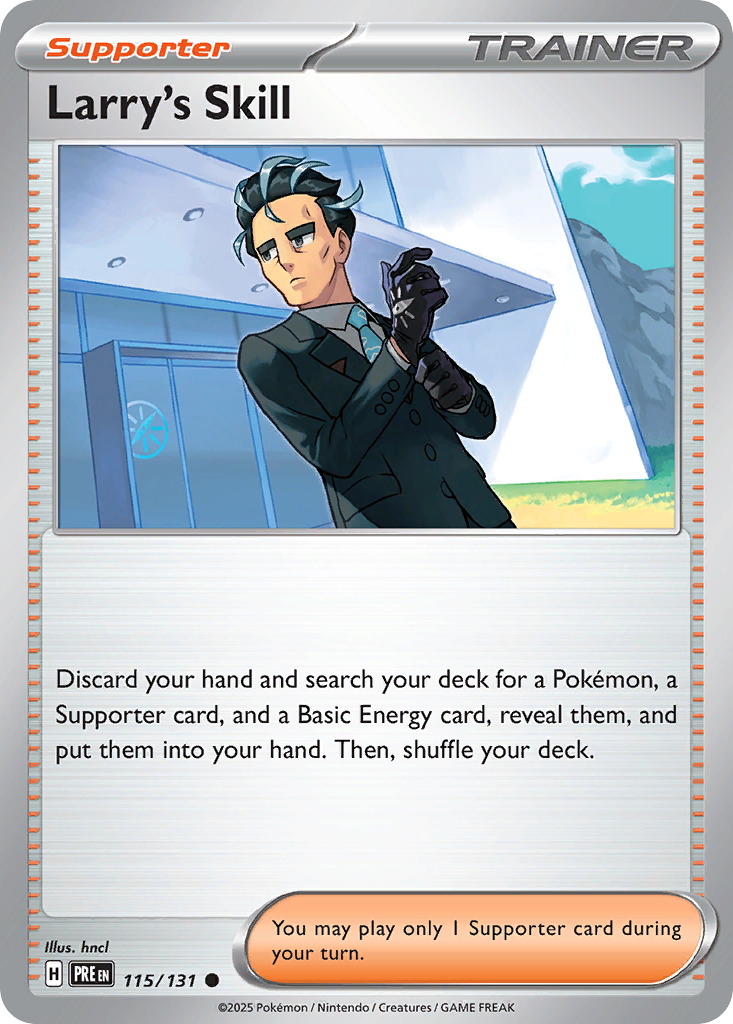 115 Larry's Skill — Prismatic Evolutions — English