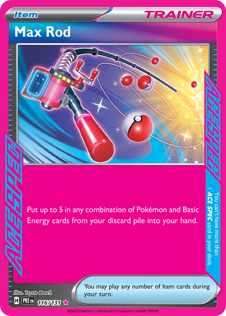 116 Max Rod — Prismatic Evolutions — English