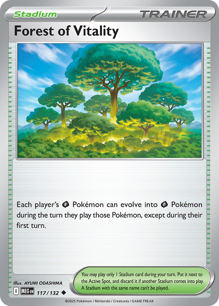 117 Forest of Vitality — Mega Evolution — English