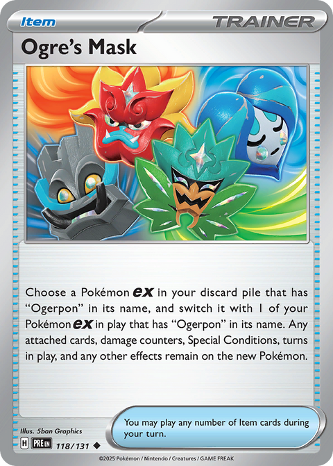 118 Ogre's Mask — Prismatic Evolutions — English