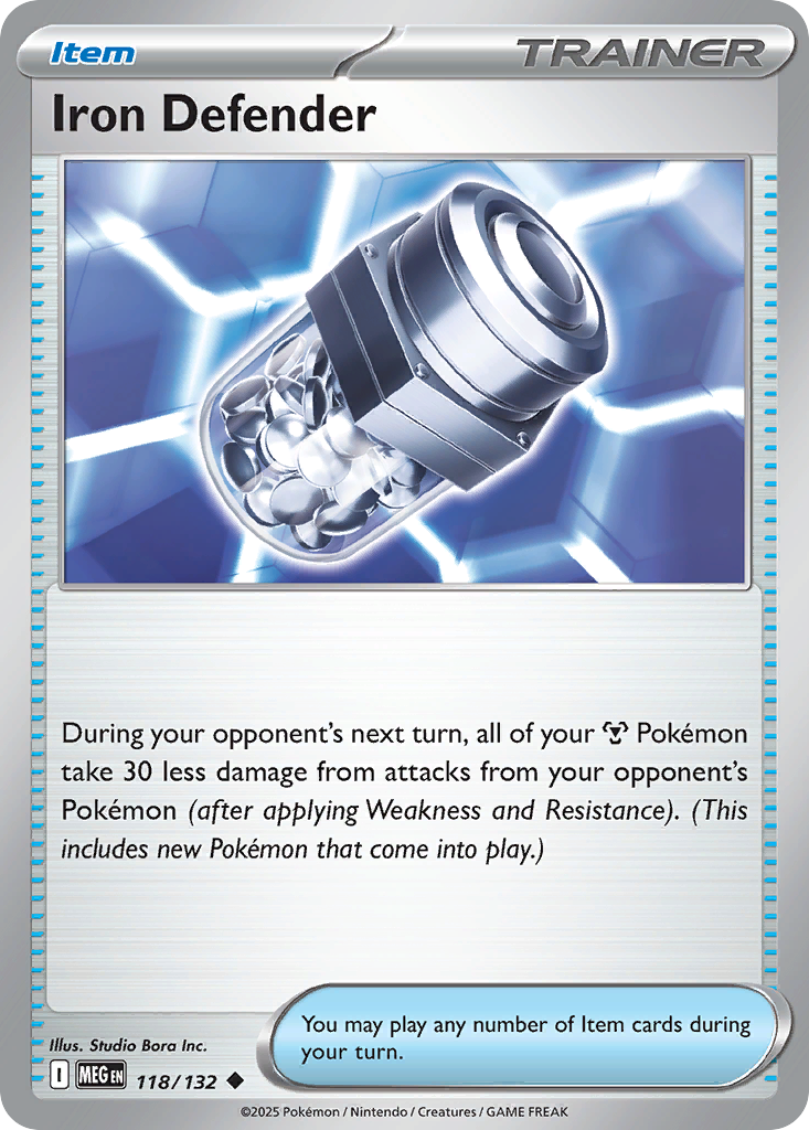 118 Iron Defender — Mega Evolution — English