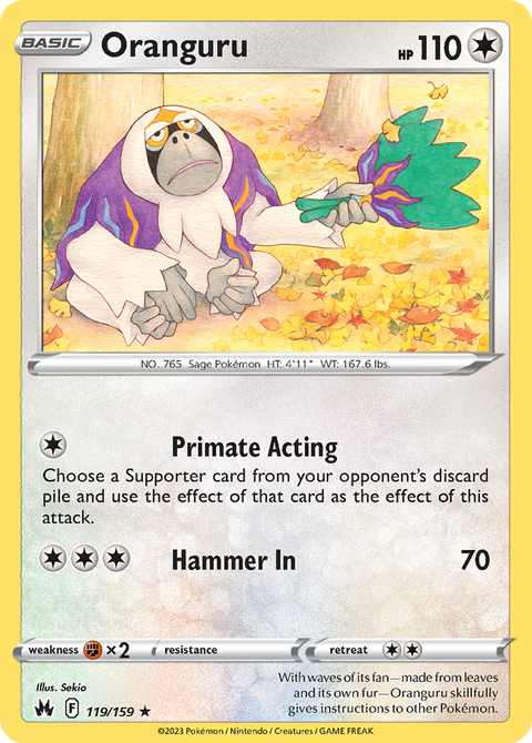 119 Oranguru — Crown Zenith — English
