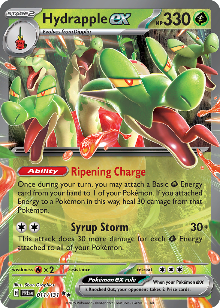 011 Hydrapple ex — Prismatic Evolutions — English