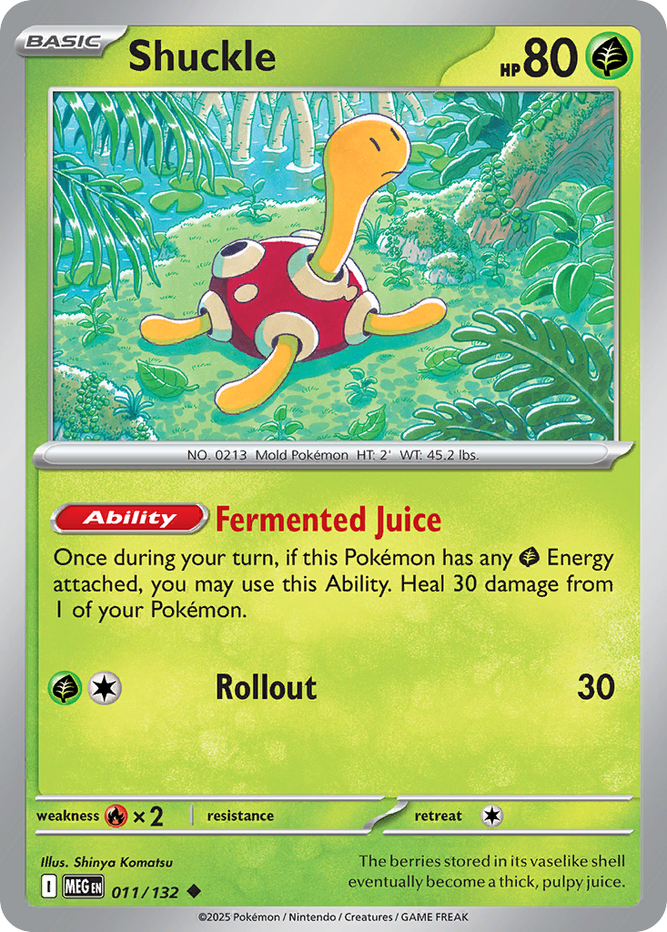 011 Shuckle — Mega Evolution — English