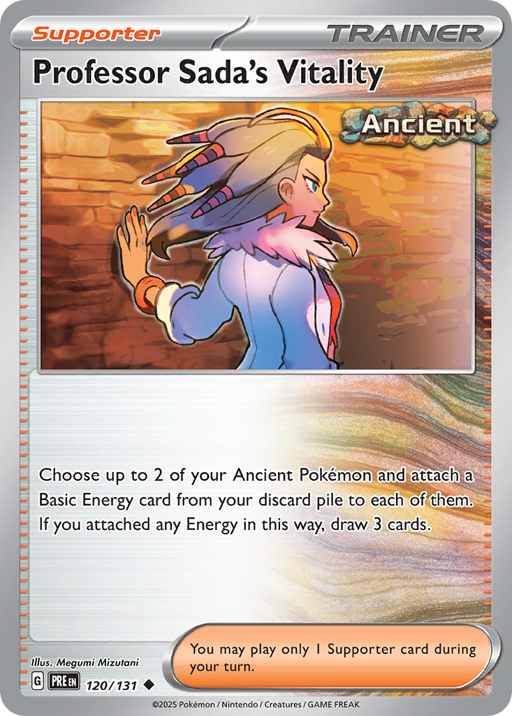 120 Professor Sada's Vitality — Prismatic Evolutions — English