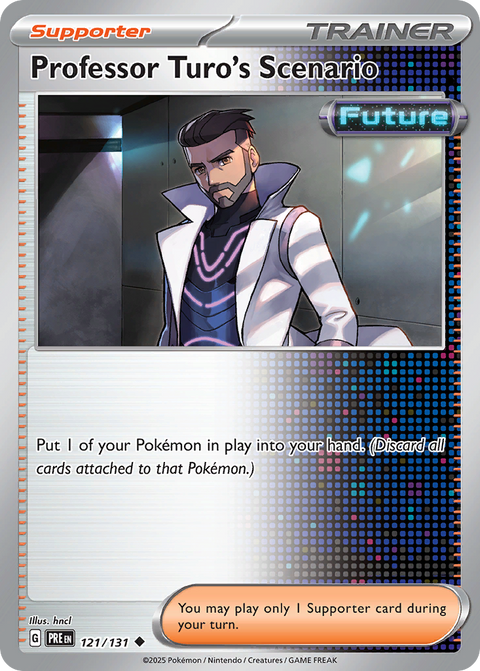 121 Professor Turo's Scenario — Prismatic Evolutions — English