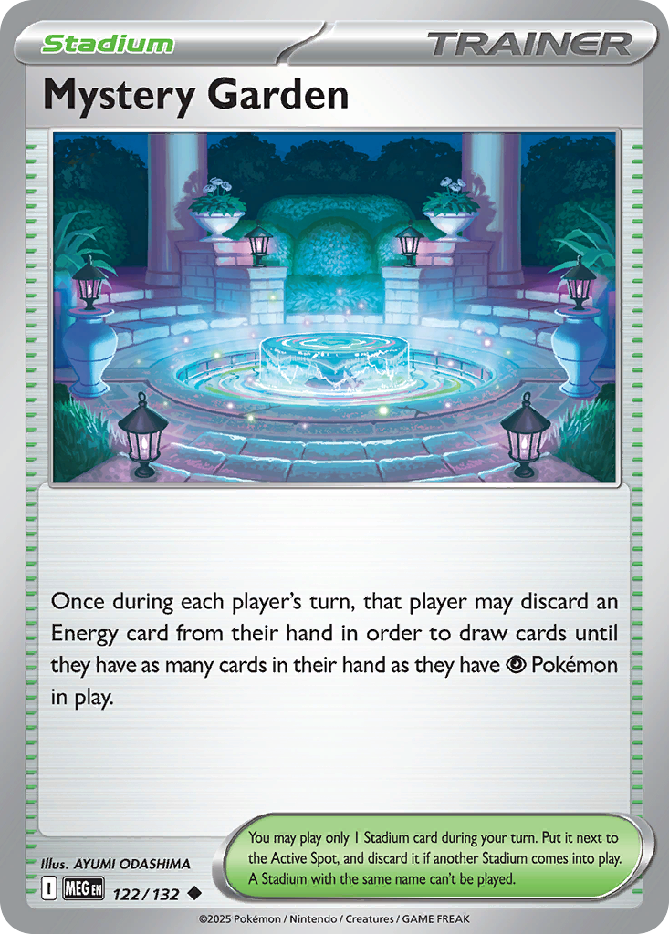 122 Mystery Garden — Mega Evolution — English