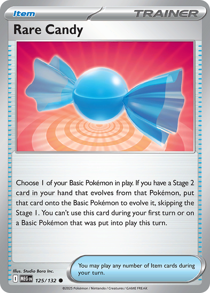 125 Rare Candy — Mega Evolution — English