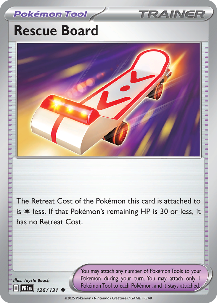 126 Rescue Board — Prismatic Evolutions — English